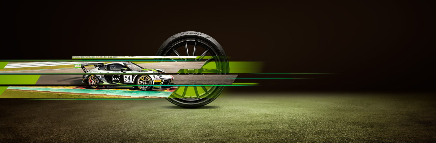 Pirelli Ad - Asphalt background