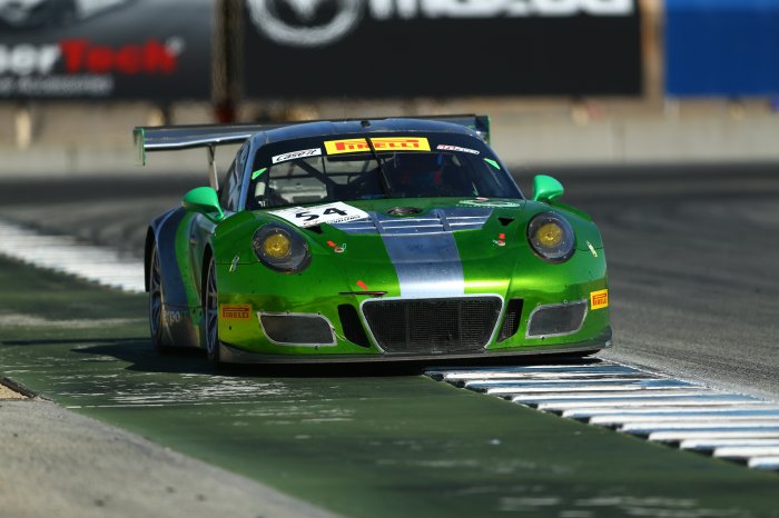 American Team Black Swan Racing at the start of the Total 24 Hours of Spa