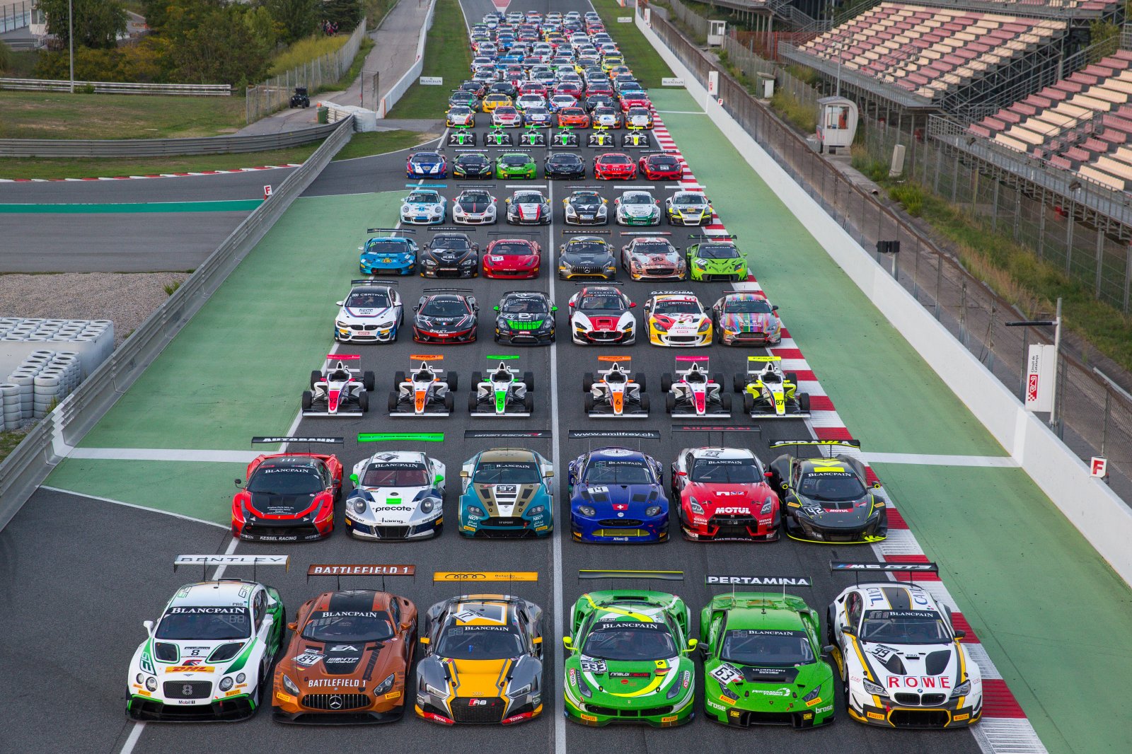 168 cars, 5 championships, one SRO event