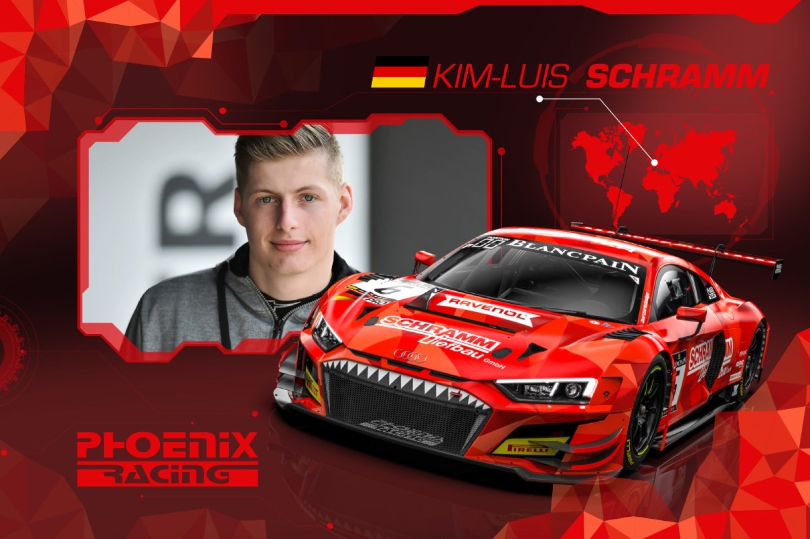 Kim-Luis Schramm joins Phoenix Racing for full-season Blancpain GT Series assault