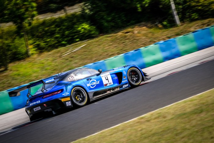 Black Falcon Mercedes-AMG hits form as Stolz goes quickest in Hungary