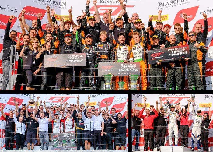 Orange1 FFF Racing Lamborghini duo Caldarelli and Mapelli crowned Blancpain GT World Challenge Europe champions at Hungaroring