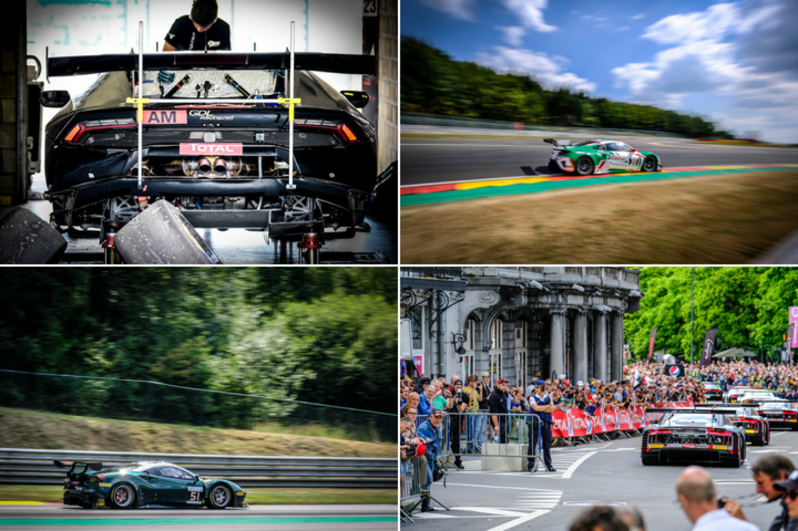 First on-track action kicks off busy week of activity at Total 24 Hours of Spa