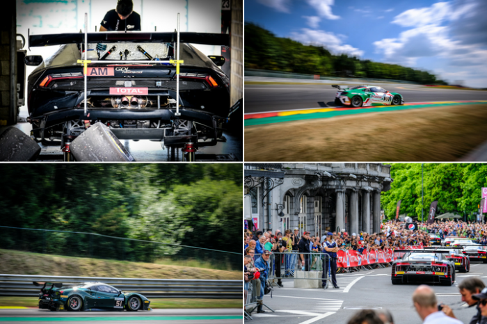 Premières actions en piste pour la 70e édition des Total 24 Hours of Spa