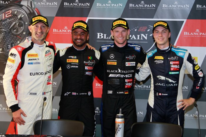 Mercedes-AMG Team Black Falcon takes Barcelona pole to set up dramatic title showdown 