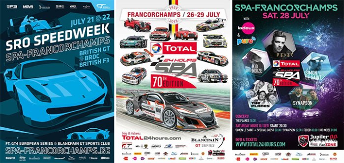 SRO Speedweek  en Total 24 Hours of Spa zorgen voor tien dagen actie en entertainment