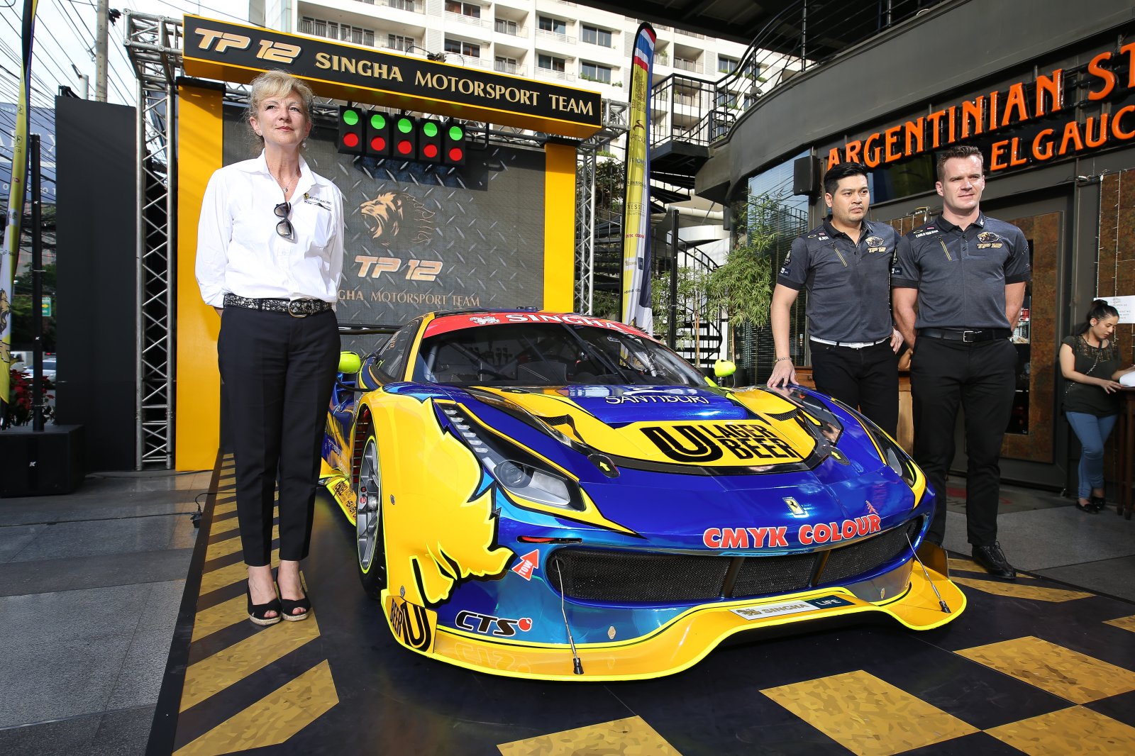 TP12 Singha Motorsport with Kessel Racing in Blancpain GT Series Sprint Cup 