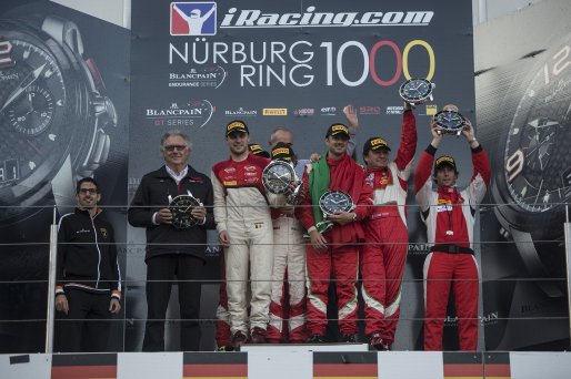 Podium 2014 Blancpain Endurance Series class Champions | Brecht Decancq Photography / Brecht Decancq