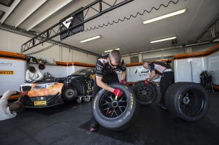 Pirelli Tyre checking / TDS Racing