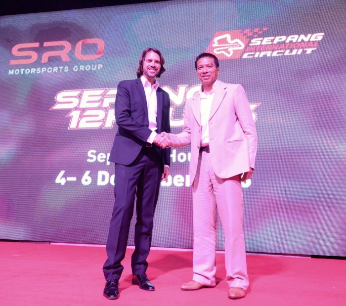 SRO Motorsports Group enters partnership with Sepang International Circuit to promote Sepang 12 hours