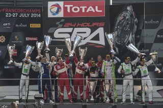 Podium Gentlemen Trophy 24H Spa 2014
