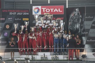 Podium PRO-AM Cup 24H Spa 2014