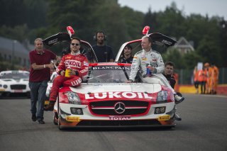Pre-Grid / Maassen (NED) - Afanasiev (RUS) – Dusseldorp (NED) / Mercedes SLS AMG GT3 #85 HTP MOTORSPORT