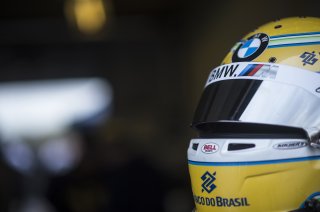 Helmet Nelson Piquet Jr. / BMW Z4 GT3 #30 BMW SPORTS TROPHY TEAM BRAZIL