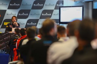 STEPHANE RATEL (FRA) CEO OF SRO MOTORSPORTS GROUP DURING DRIVERS BRIEFING