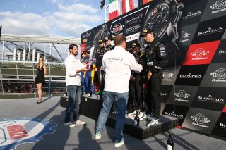 #63 GRT GRASSER RACING TEAM (AUT) LAMBORGHINI HURACAN GT3 MIRKO BORTOLOTTI (ITA) CHRISTIAN ENGELHART (DEU) ANDREA CALDARELLI (ITA) OVERALL WINNER AND WINNER IN PRO CUP #50 SPIRIT OF RACE (CHE) FERRARI 488 GT3 PASIN LATHOURAS (THA) MICHELE RUGOLO (ITA) ALE