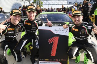 #63 GRT GRASSER RACING TEAM (AUT) LAMBORGHINI HURACAN GT3 MIRKO BORTOLOTTI (ITA) CHRISTIAN ENGELHART (DEU) ANDREA CALDARELLI (ITA) PRO CUP OVERALL WINNER