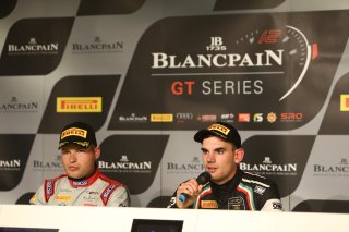 #19 GRT GRASSER RACING TEAM (AUT) LAMBORGHINI HURACAN GT3 LUCA STOLZ (DEU) OVERALL POLESITTER AND CHRISTOPHER MIES (DEU) BELGIAN AUDI CLUB TEAM WRT (BEL) AUDI R8 LMS ULTRA