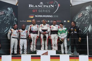 #87 AKKA ASP (FRA) MERCEDES BENZ AMG GT3 JEAN LUC BEAUBELIQUE	(FRA) MAURICE RICCI (ITA) GILLES VANNELET (FRA) WINNER IN AM CUP #30 TEAM PARKER RACING (GBR) BENTLEY CONTINENTAL GT3 DEREK PIERCE (GBR) CHRIS HARRIS (GBR) SECOND IN AM CUP #333 RINALDI RACING 