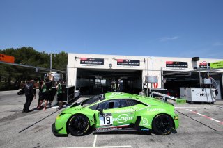 #19 GRT GRASSER RACING TEAM (AUT) LAMBORGHINI HURACAN GT3 EZEQUIEL PEREZ COMPANC (ARG) NORBERT SIEDLER (AUT) RAFFAELE GIAMMARIA (ITA) PRO CUP