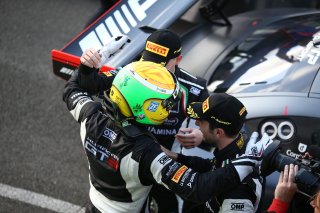 #63 GRT GRASSER RACING TEAM (AUT) LAMBORGHINI HURACAN GT3 MIRKO BORTOLOTTI (ITA) CHRISTIAN ENGELHART (DEU) ANDREA CALDARELLI (ITA) PRO CUP OVERALL WINNERS