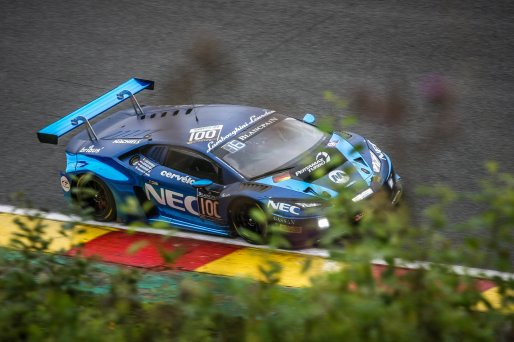 #100 ATTEMPTO RACING (DEU) LAMBORGHINI HURACAN GT3 MAX VAN SPLUNTEREN (NDL) JEROEN MUL (NDL) GIOVANNI VENTURINI (ITA) LOUIS MACHIELS (BEL) | OLIVIER BEROUD / VISION SPORT AGENCY