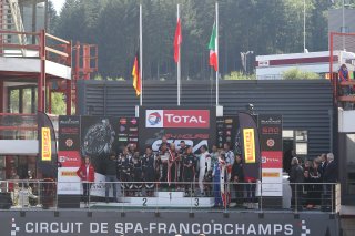 NATIONAL GROUP AND AM CLASS PODIUM PODIUM #888 KESSEL RACING (CHE) FERRARI F458 ITALIA GT3 MARCO ZANUTTINI (ITA) LIAM TALBOT (AUS) VADIM GLITIN (RUS) NICOLA CADEI (ITA)