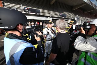 #86 AMG TEAM HTP MOTORSPORT (DEU) MERCEDES BENZ AMG GT3 MAXIMILIAN GOTZ (DEU) OVERALL POLESITTER AND MEDIAS