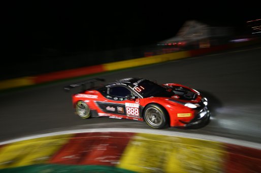 #888 KESSEL RACING (CHE) FERRARI F458 ITALIA GT3 MARCO ZANUTTINI (ITA) LIAM TALBOT (AUS) VADIM GLITIN (RUS) NICOLA CADEI (ITA) | VISION SPORT AGENCY