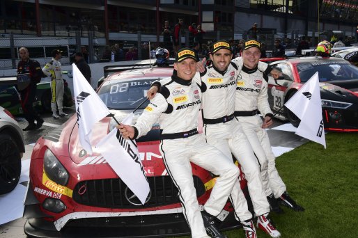 #88 AMG TEAM AKKA ASP (FRA) MERCEDES BENZ AMG GT3 TRISTAN VAUTIER (FRA) RENGER VAN DER ZENDE (NLD) FELIX ROSENQVIST (SWE) SECOND OVERALL | VISION SPORT AGENCY