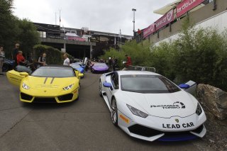 LAMBORGHINI CARS ON DISPLAY