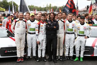 GROUP PICTURE TO SUPPORT PUERTO RICO AFTER HURRICANE WITH STEPHANE RATEL (FRA) CEO AND FOUNDER OF SRO MOTORSPORTS GROUP