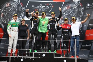 GOTTFRIED GRASSER (AUT) GRT GRASSER TEAM OWNER AND BLANCPAIN GT SERIES OVERALL CHAMPION WITH #63 GRT GRASSER RACING TEAM (AUT) LAMBORGHINI HURACAN GT3 MIRKO BORTOLOTTI (ITA) CHRISTIAN ENGELHART (DEU) #333 RINALDI RACING (DEU) FERRARI 488 GT3 ALEXANDER MAT