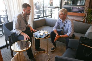 DAMON HILL (GBR) F1 WORLD CHAMPION IN THE BLANCPAIN VIP HOSPITALITY