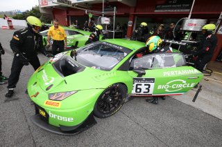 #63 GRT GRASSER RACING TEAM (AUT) LAMBORGHINI HURACAN GT3 MIRKO BORTOLOTTI (ITA) CHRISTIAN ENGELHART (DEU) ANDREA CALDARELLI (ITA) PRO CUP