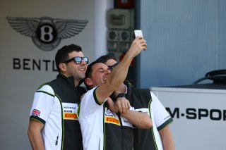 BENTLEY BOYS MAKING A SELFIE AHEAD OF THEIR CAR