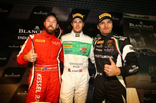 #333 RINALDI RACING (DEU) FERRARI 458 ITALIA NORBERT SIEDLER (AUT) WITH OTHER POLEMANS