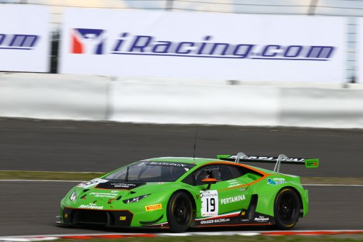 #19 GRT GRASSER RACING TEAM (AUT) LAMBORGHINI HURACAN GT3 ANDREW PALMER (USA) FABIO BABINI (ITA) JEROEN MUL (NDL) | OLIVIER BEROUD / VISION SPORT AGENCY