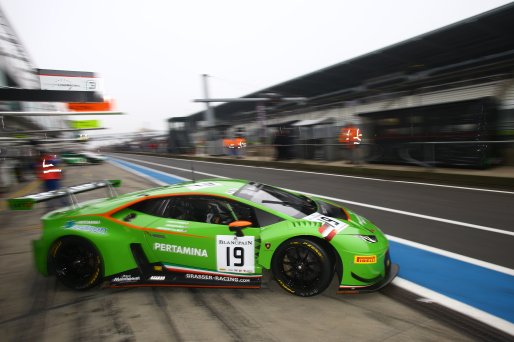 #19 GRT GRASSER RACING TEAM (AUT) LAMBORGHINI HURACAN GT3 ANDREW PALMER (USA) FABIO BABINI (ITA) JEROEN MUL (NDL) | OLIVIER BEROUD / VISION SPORT AGENCY