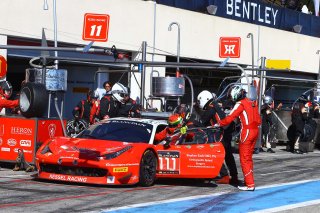 #111 KESSEL RACING (CHE) FERRARI 458 ITALIA STEPHEN EARLE (USA) LIAM TALBOT (AUS) MARCO ZANUTTINI (ITA)