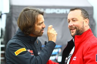 STEPHANE RATEL (FRA) CEO OF SRO AND DARREN COX (GBR) HEAD OF NISSAN MOTORSPORT
