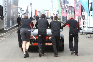 BELGIAN AUDI CLUB TEAM WRT (BEL) AUDI R8 LMS GT3 ON THE WAY TO SCRUTINEERING
