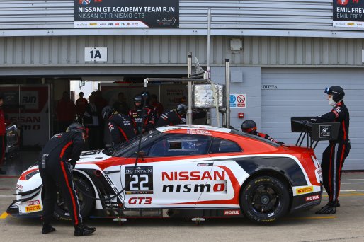 #22 NISSAN GT ACADEMY TEAM RJN (GBR) NISSAN GT R NISMO GT3 ROMAIN SARAZIN (FRA) MATTHEW SIMMONS (AUS) SEAN WALKINSHAW (GBR) | OLIVIER BEROUD / VISION SPORT AGENCY