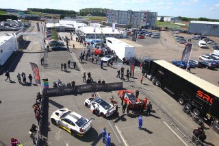VIEW OF THE PADDOCK