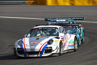 #28 DELAHAYE RACING TEAM (BEL) PORSCHE 997 GT3 R PIERRE ETIENNE BORDET (FRA) ALEXANDRE VIRON (FRA) EMMANUEL ORGEVAL (FRA) PAUL LOUP CHATIN (FRA)