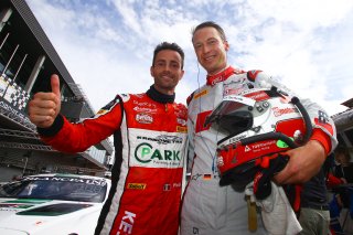 #2 AUDI SPORT TEAM WRT (BEL) AUDI R8 LMS FRANK STIPPLER (DEU) OVERALL POLEMAN WITH #11 KESSEL RACING (CHE) FERRARI F458 GT3 ANDREA PICCINI (ITA) PRO AM POLEMAN
