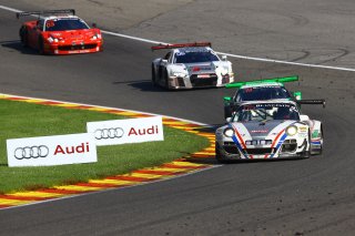#28 DELAHAYE RACING TEAM (BEL) PORSCHE 997 GT3 R PIERRE ETIENNE BORDET (FRA) ALEXANDRE VIRON (FRA) EMMANUEL ORGEVAL (FRA) PAUL LOUP CHATIN (FRA)