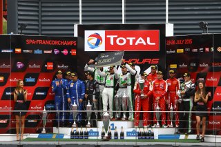 #24 TEAM PARKER RACING (GBR) AUDI R8 LMS ULTRA IAN LOGGIE (GBR) JULIAN WESTWOOD (GBR) BENNY SIMONSEN (DNK) CALLUM MACLEOD (GBR) AM CUP WINNER