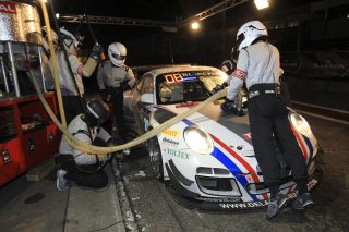 #28 DELAHAYE RACING TEAM (BEL) PORSCHE 997 GT3 R PIERRE ETIENNE BORDET (FRA) ALEXANDRE VIRON (FRA) EMMANUEL ORGEVAL (FRA) PAUL LOUP CHATIN (FRA)