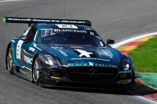 #21 BLACK FALCON (DEU) MERCEDES SLS AMG GT3 HUBERT HAUPT (DEU) ABDULAZIZ BIN TURKI AL FAISAL (SAU) YELMER BUURMAN (NDL)